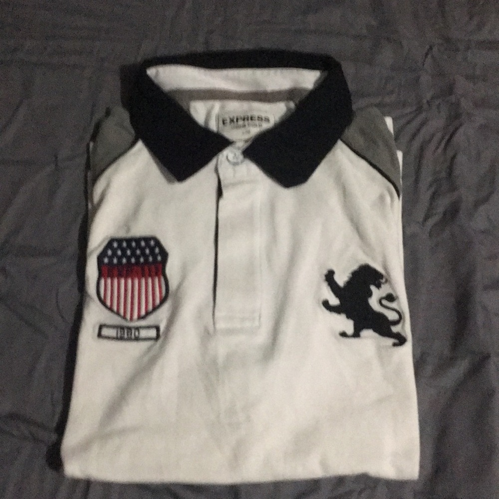Express pique polo short sleeve